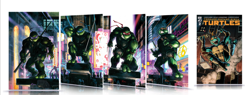 PREORDER: TMNT No. 2  Five Pack LTD to 300 1:50 Incentive