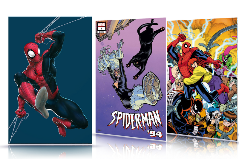 PREORDER: Ultimate  Three Pack 1:25 1:100  Amazing Spider-Man No. 1 All Art Variant 94'