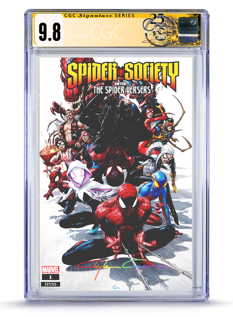 PREORDER: CGC Signature Series Infinity TRADE SIGNED Spider-Society No. 1