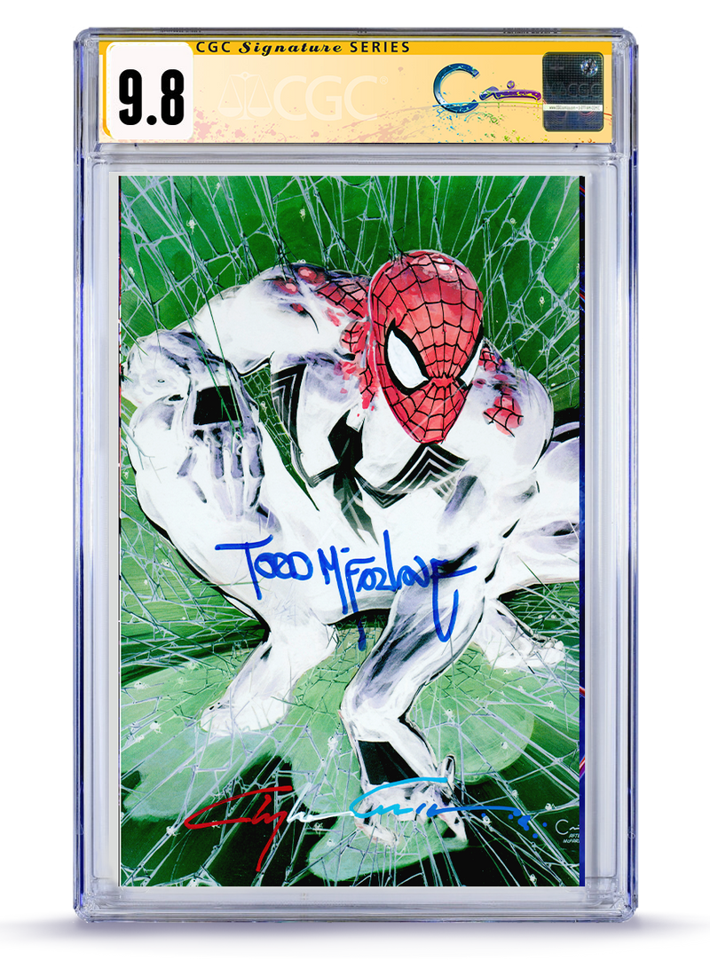 Todd McFarlane Double Signed CGC 9.8 Spider-Man Facsimile  Revision  Signature Series