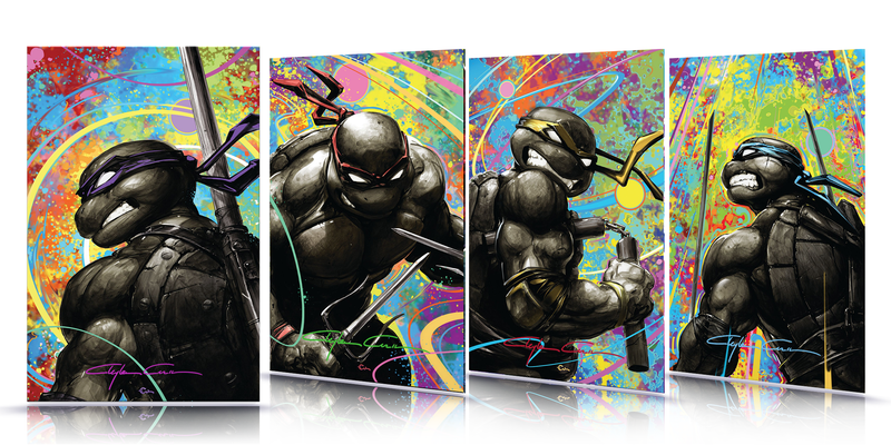 PREORDER: TMNT No. 1  Classic Signatures w/COA Four Pack LTD to 300