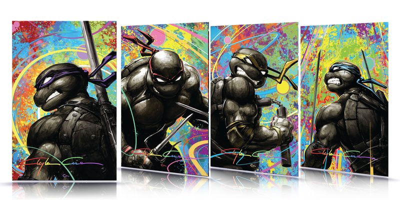 PREORDER: TMNT No. 1  Infinity Signatures w/COA Four Pack LTD to 300