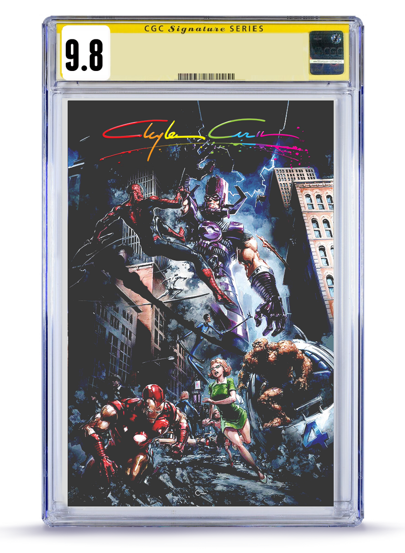 CGC Signature Series  Tony Stark Iron Man 13 Virgin Cover Murder Infinity Signature
