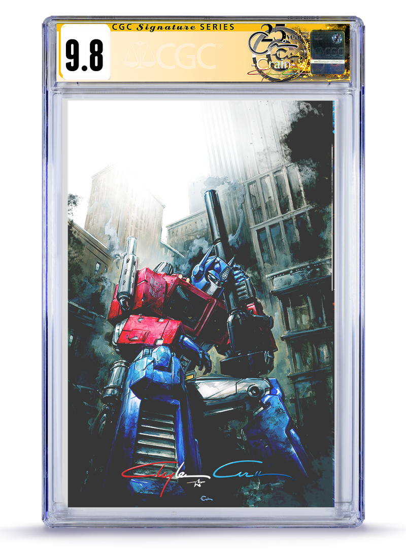 PREORDER:  NYCC Transformers 1 CGC Signature Series Patriotic