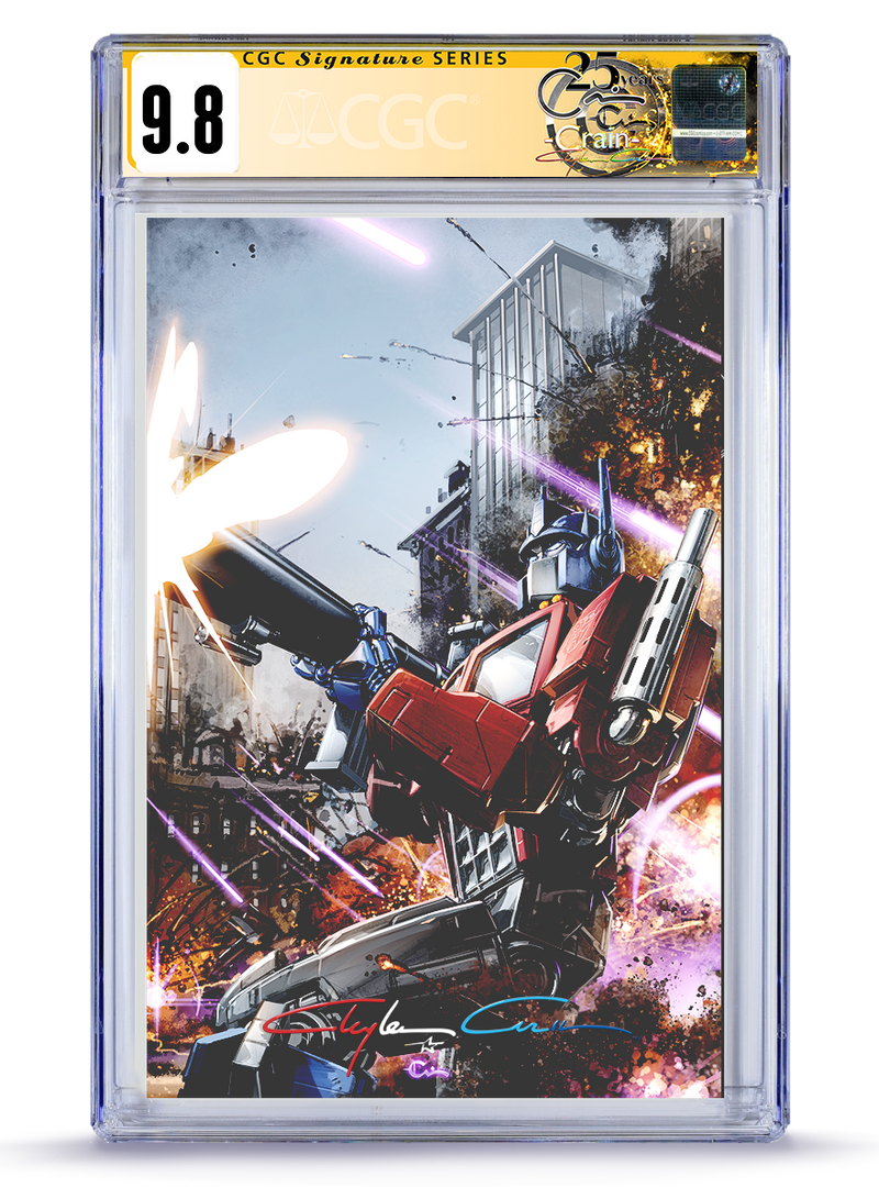 PREORDER: Fan Expo Boston Con Release Infinity (3+) Signature CGC Transformers No. 1 5th Print Virgin Cover LTD 194