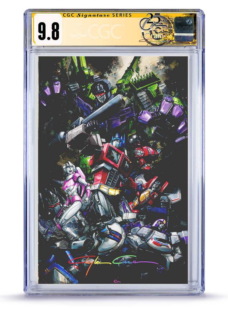 PREORDER CGC Signature Series Infinity (Three Color) Transformers No. 20
