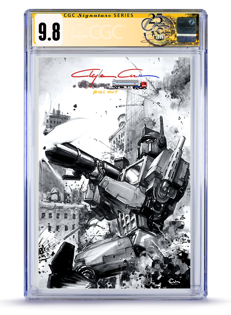 SURPRISE DROP! 1 of 6 CGC Signature Series Remarked  AutoBots Roll Out w/Coa Transformers #1 7th Printing Ltd to 242 Copies