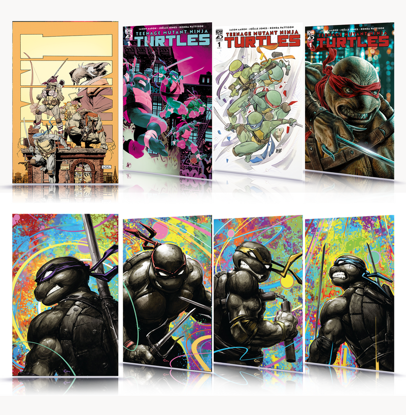 PREORDER: Ultimate Incentive 1:500/1:250/1:100/1:75 TMNT No. 1  Crain Virgin Four Pack