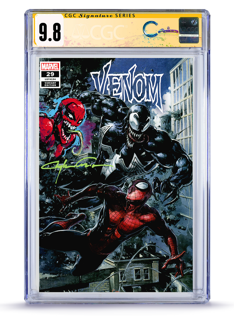 9.8 CGC  Venom No. 29 Trade w/ Toxin Remark