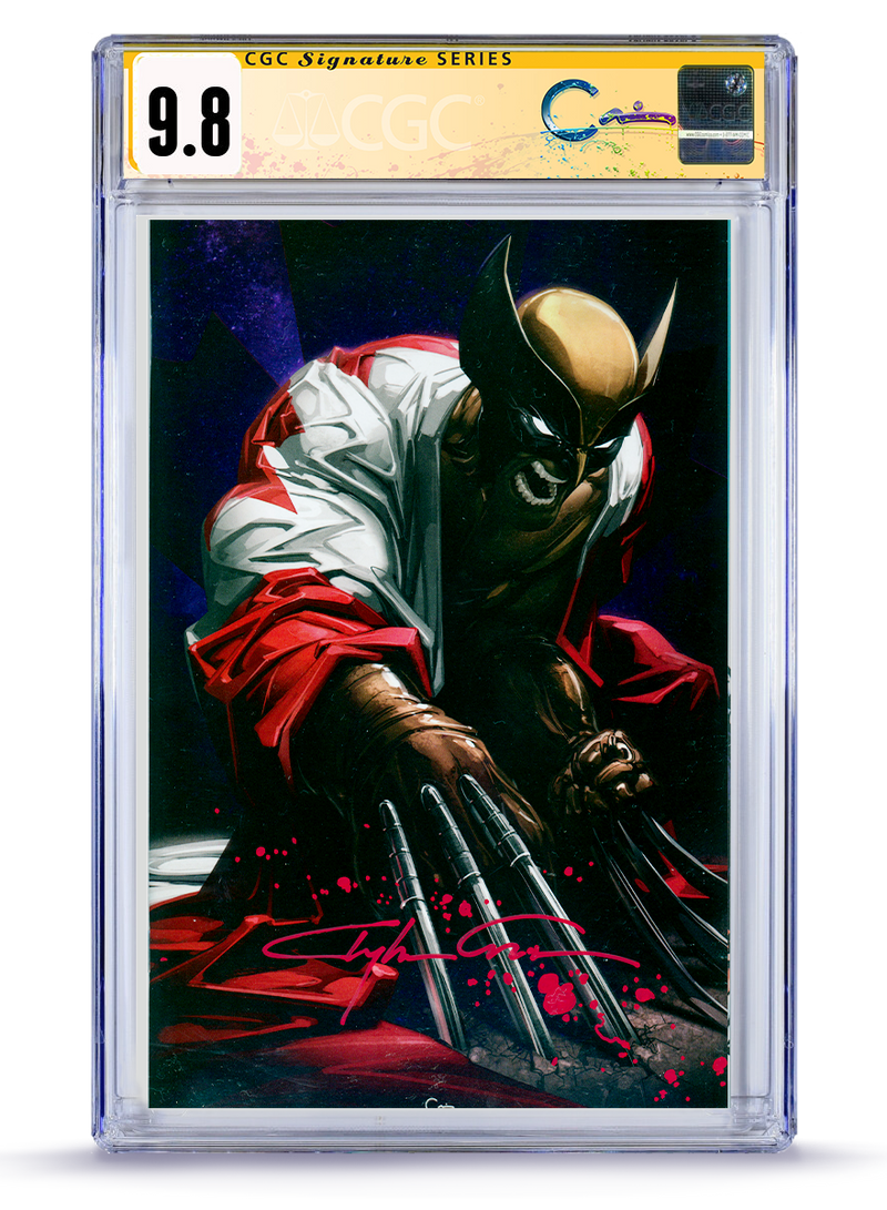 9.8 CGC  Wolverine No. 8 Bloody Signature Remark