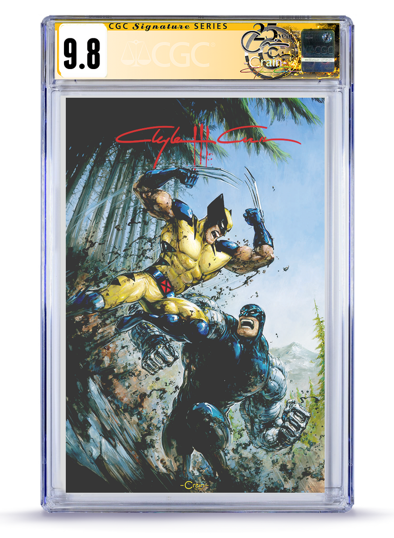 PREORDER: CGC Signature Series  Claws Out Remarque  Wolverine No. 1 Virgin Limited to 999 Copies