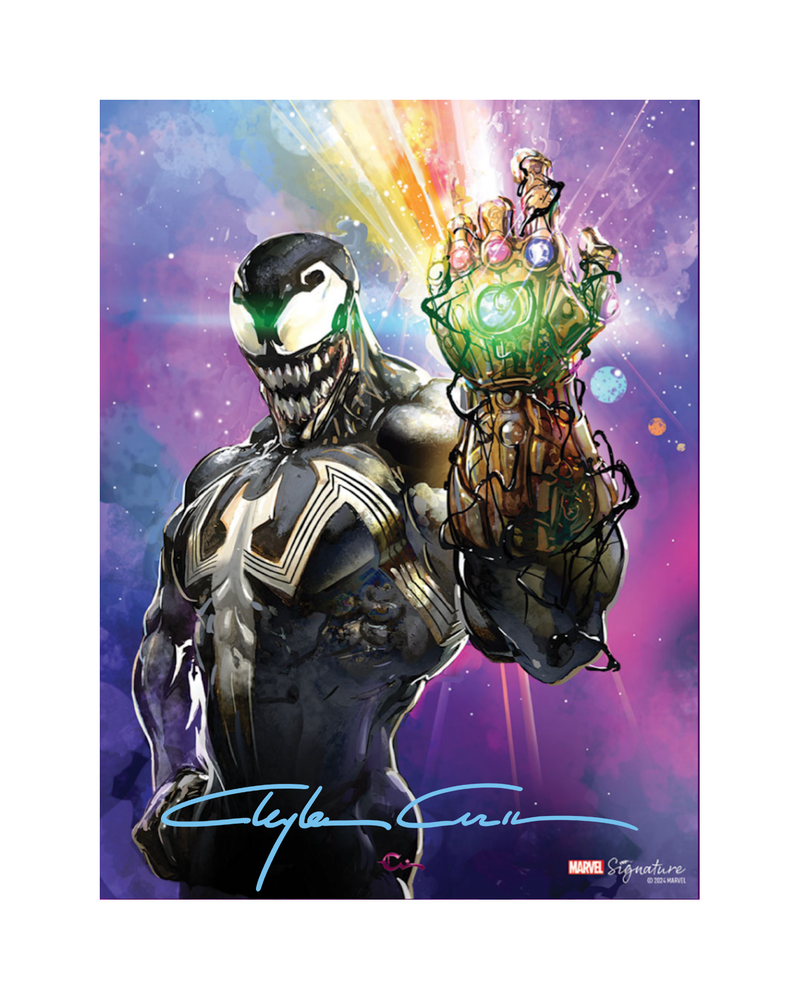 Colossal Classic Signed Marvel Signature Venom 7 Canvas Artist Edition Hand Numbered