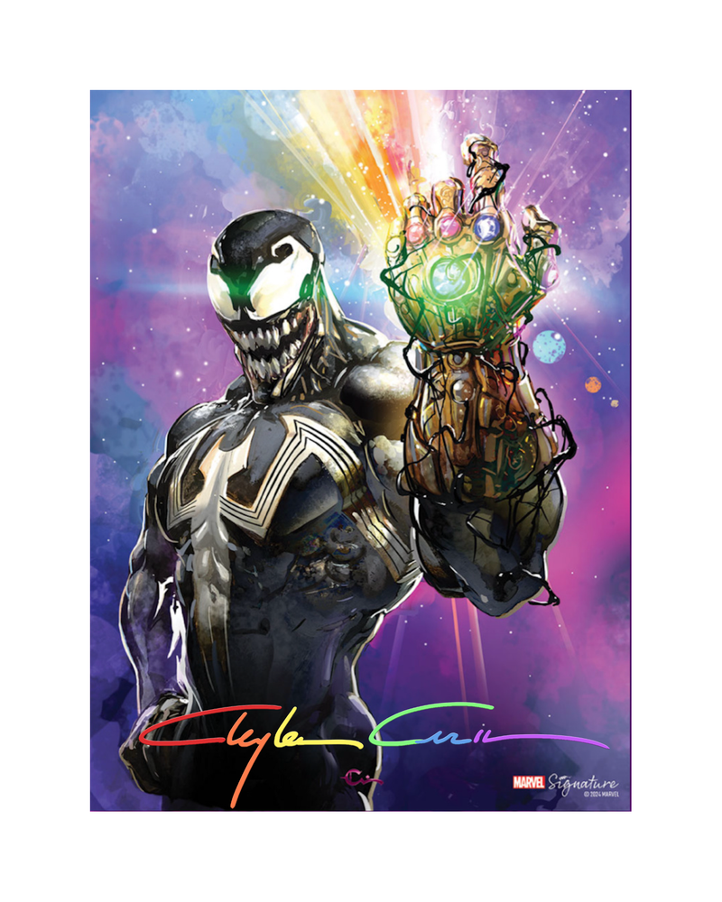 Colossal Infinity Signed Marvel Signature Venom 7 Canvas Artist Edition Hand Numbered