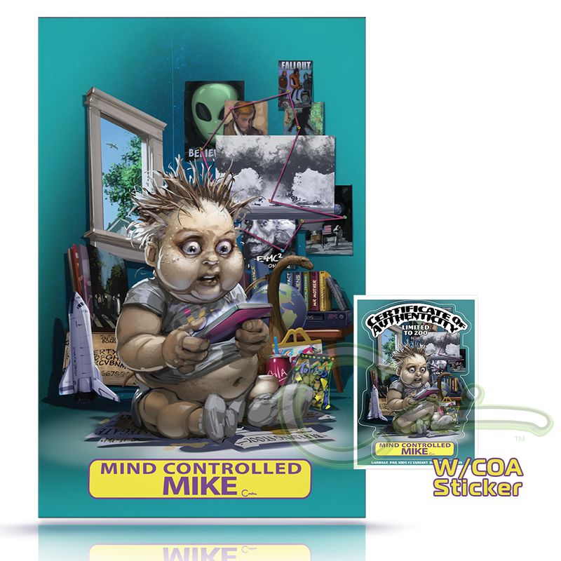 Cyber Monday Vault Event: Garbage Pail Kids #2 Clayton Crain Cover Art LTD 200 Trading Card Sticker COA