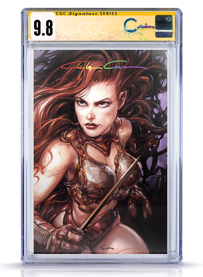 Infinity CGC Signature Series 9.8 The Last Barbarian #1 Virgin Cover LTD 444 Copies Worldwide