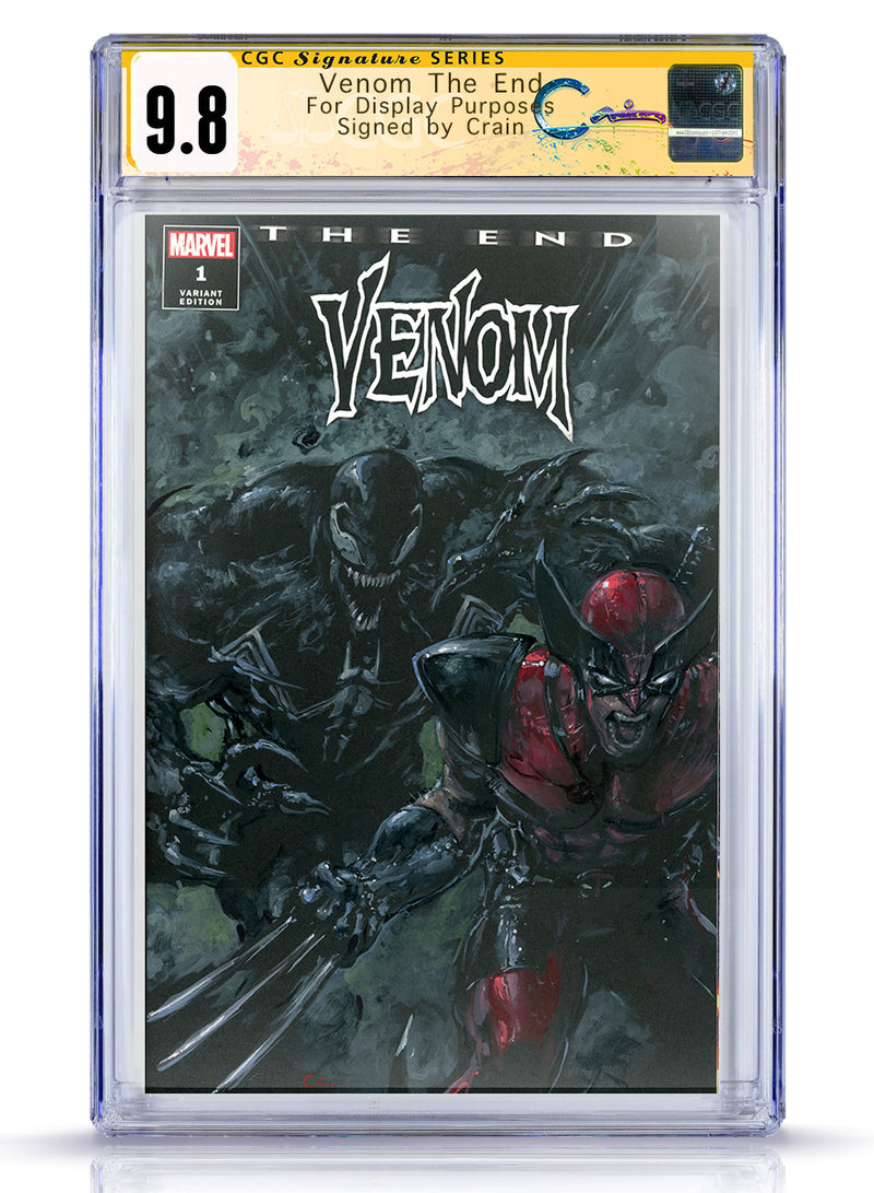 CGC 9.8 w/Crain Label Venom The End Venom Deadpool Wolverine Crossover