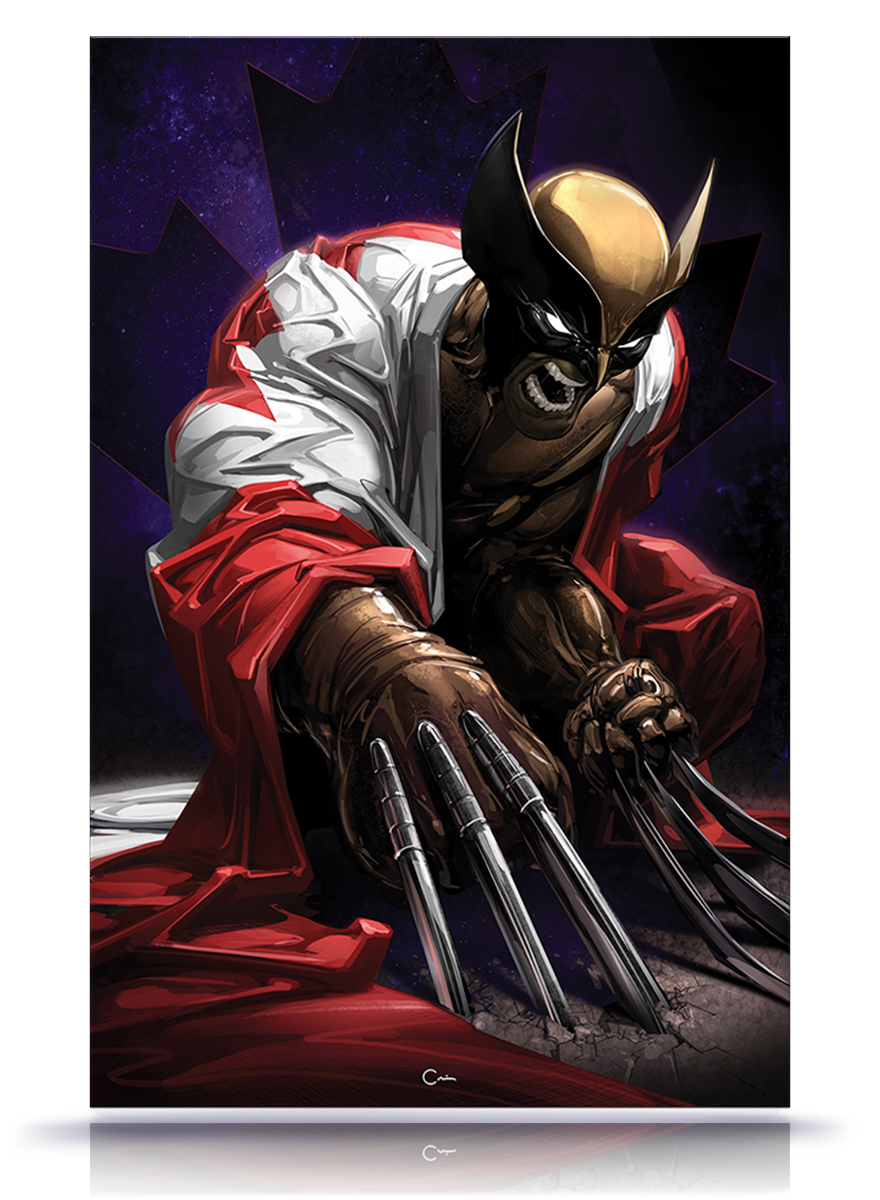 Wolverine #8/#350 Canadian Flag Variant – Clayton Crain